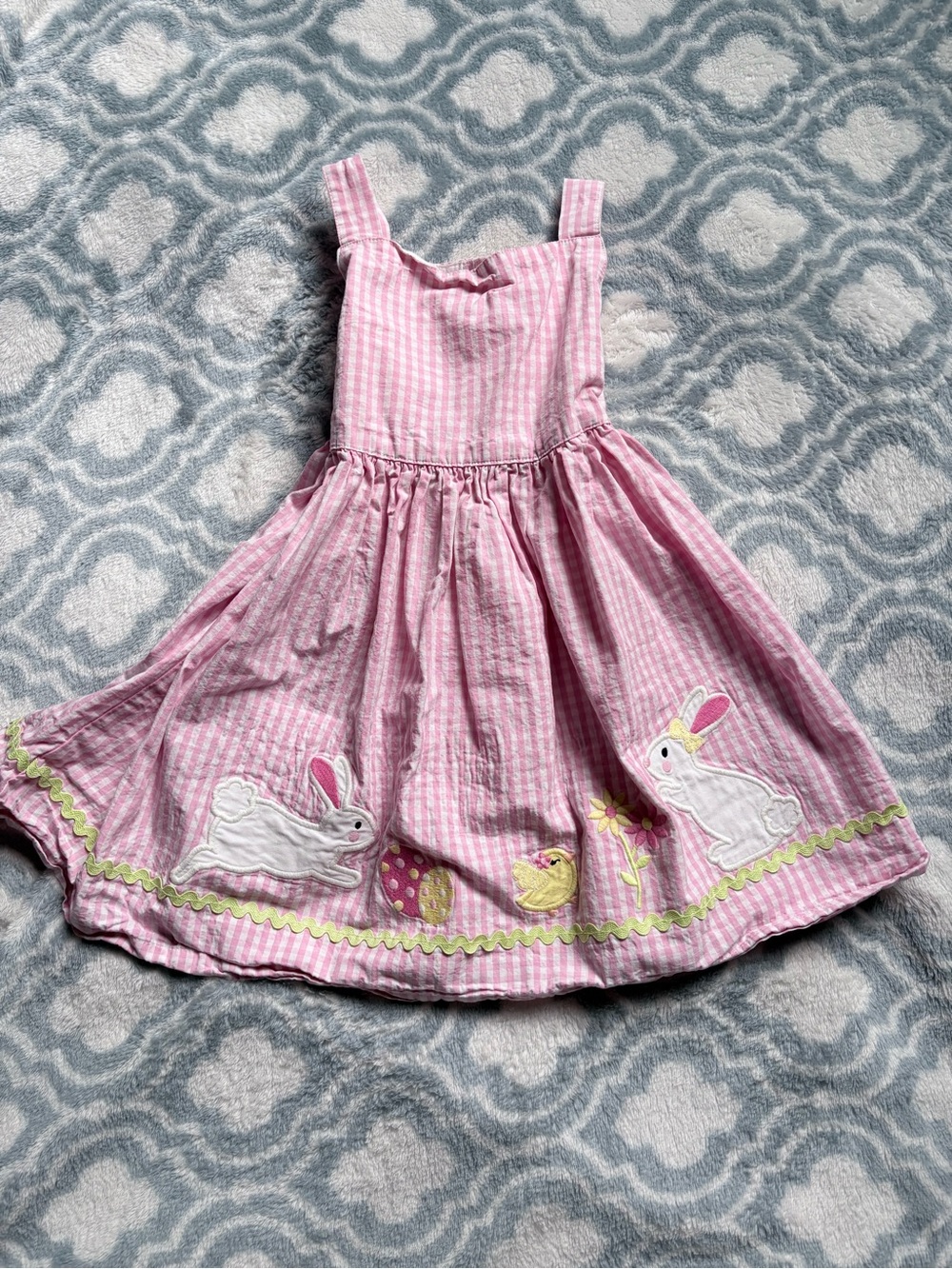Gymboree Pink and White Gingham Spring Dress Size 3T